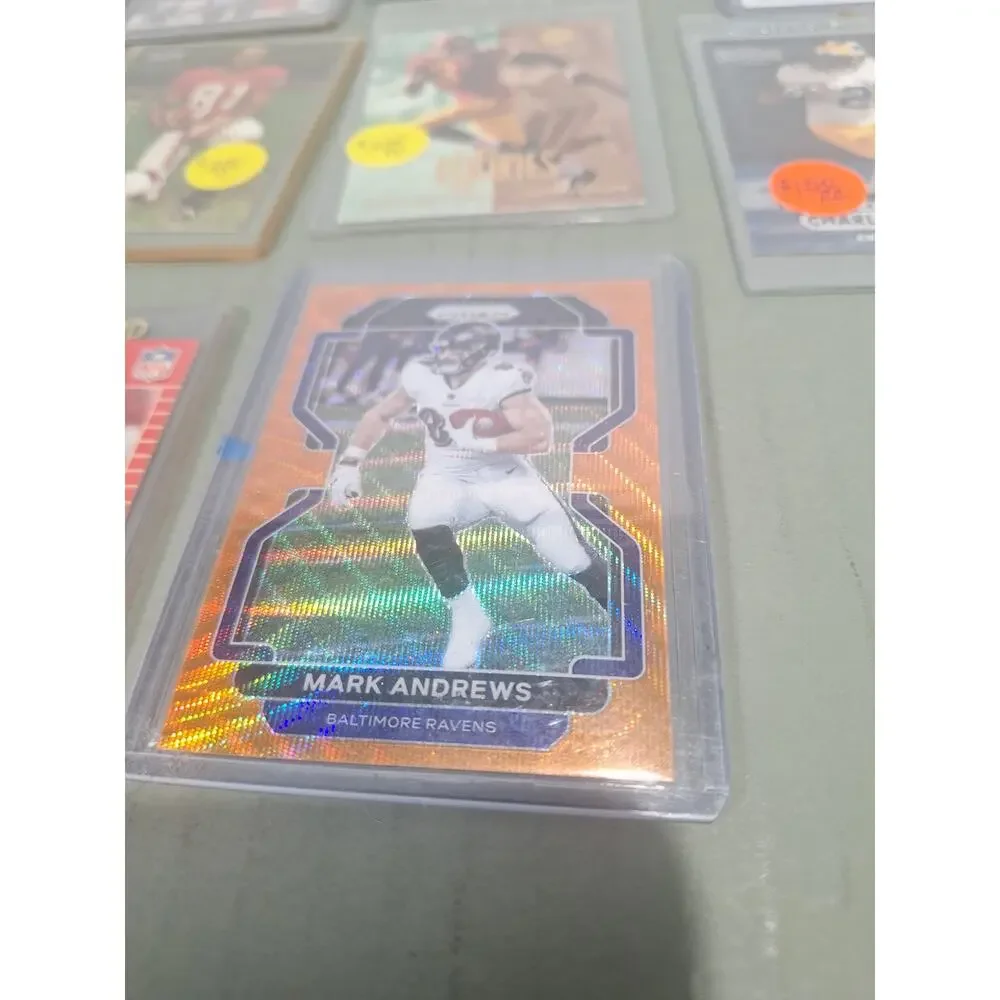 NFL Card Lot Sanders Aikman Favre Irvin RC Andrews Prizm Mitchell NM - Picture 4 of 12